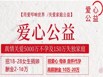 黄岛捐卵助孕生子 爱心志愿者招募
